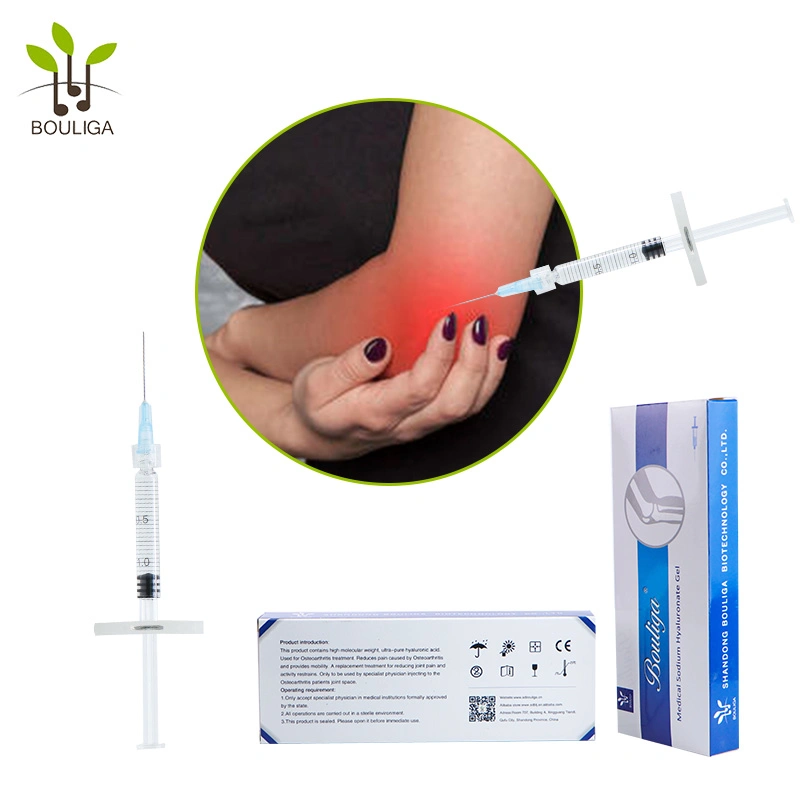 Non Cross-Linked Ha Wholesale/Supplier Hyaluronic Acid Gel for Knee Joint Osteoarthritis