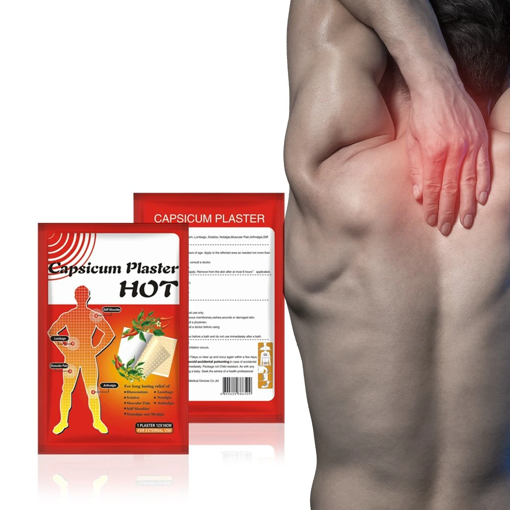 À compter de l'arthrite Douleur Patch pour le corps de plâtre de Capsicum de chaleur