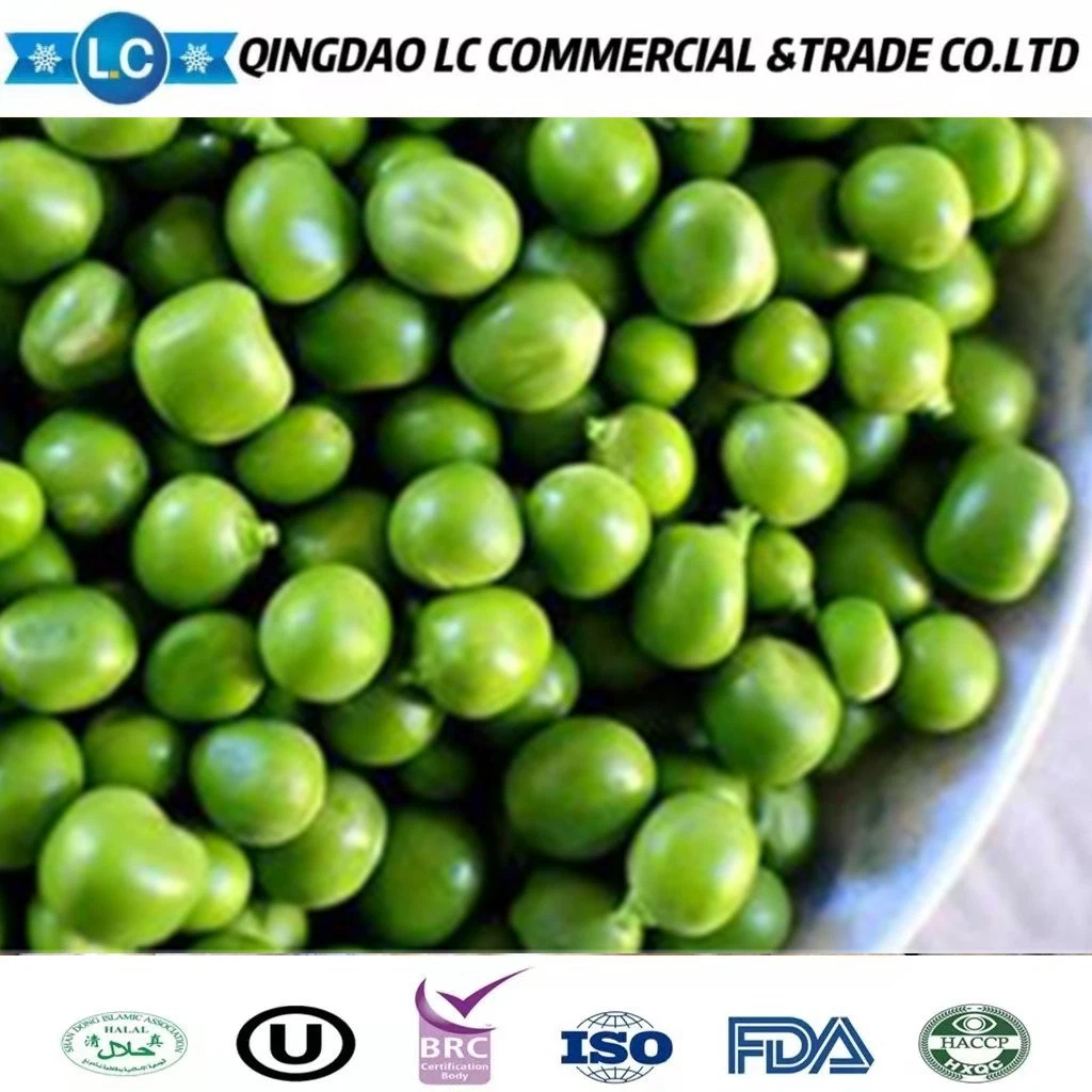 Manufacturers Production Line Bulk Price IQF Whole Frozen Green Peas