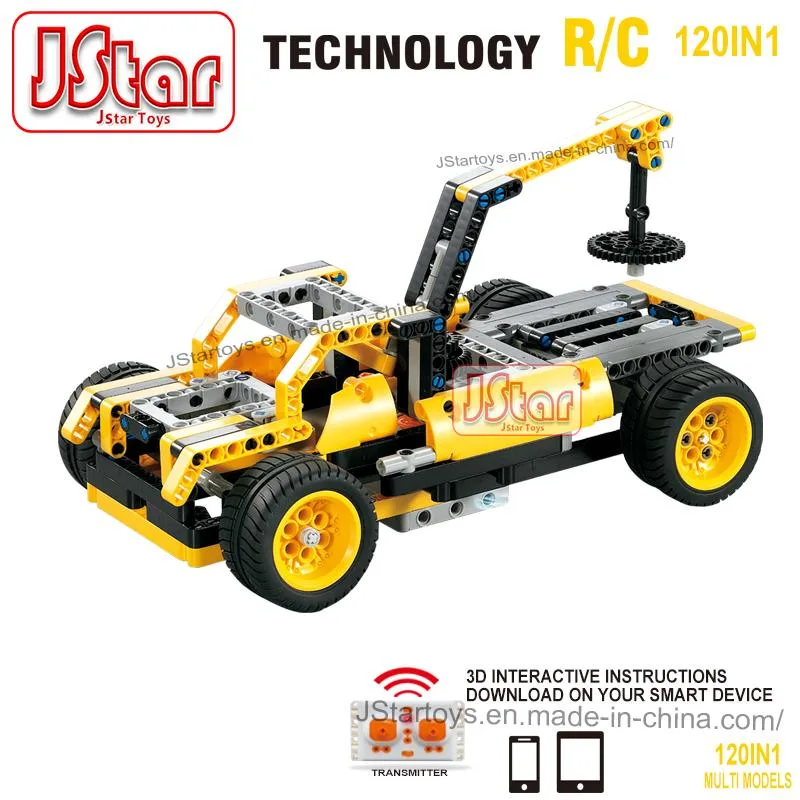 Jstar Technology RC 120 In1 Assembly 468PCS Building Blocks Stem Technic DIY Bricks Sets for Kids Learning Engineering Construction Toys Gifts Block