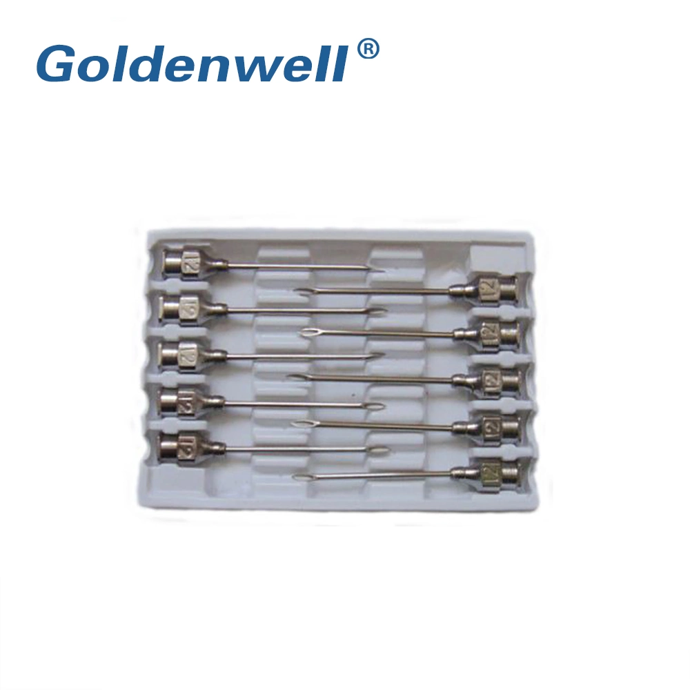 Stainless Steel Hypodermic Veterinary Injection Needles for Veterinary Syringe Use