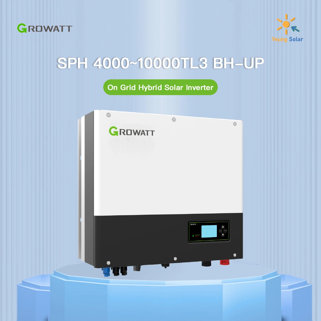 Buen rendimiento buen precio Growatt Hybrid Inverter Sph4000-10000 TL3 BH-up 5kw 10kw