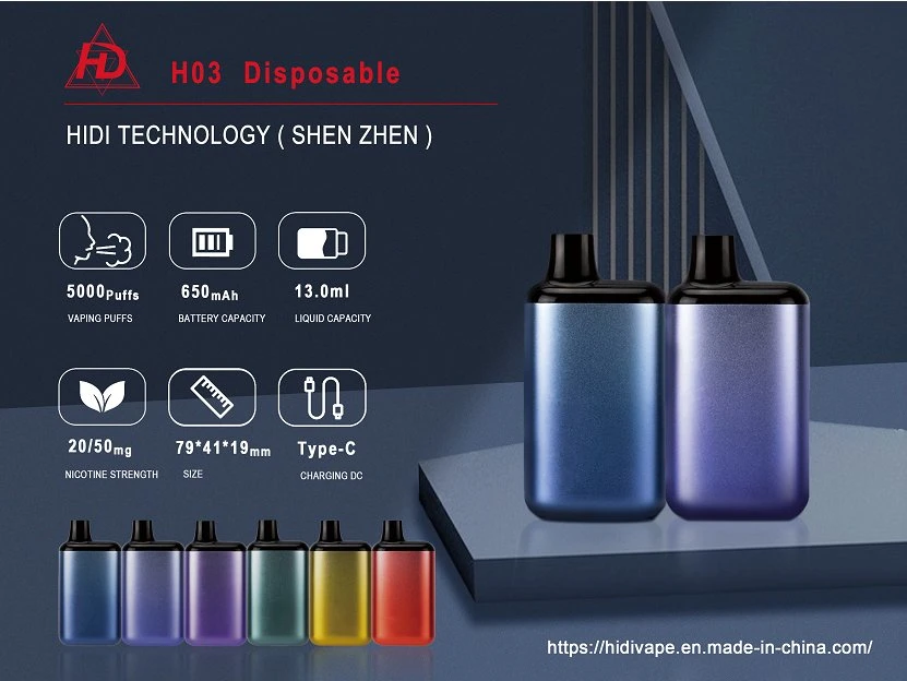 52 Regular Flavors 5000 Puffs Disposable Vape Pen 50mg Flashing 650mAh Rechargeable Disposable Mini E-Cigarette 