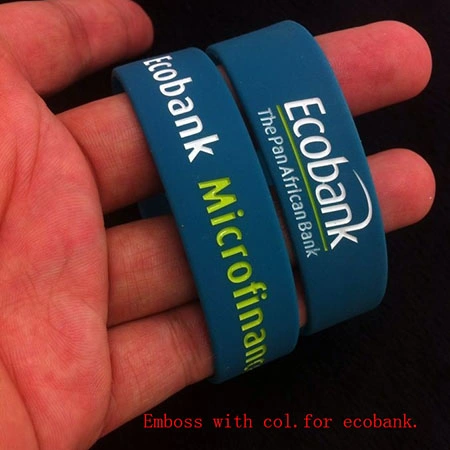 Promotional Silicon Wristband with Logo for Gift (KWR-001)