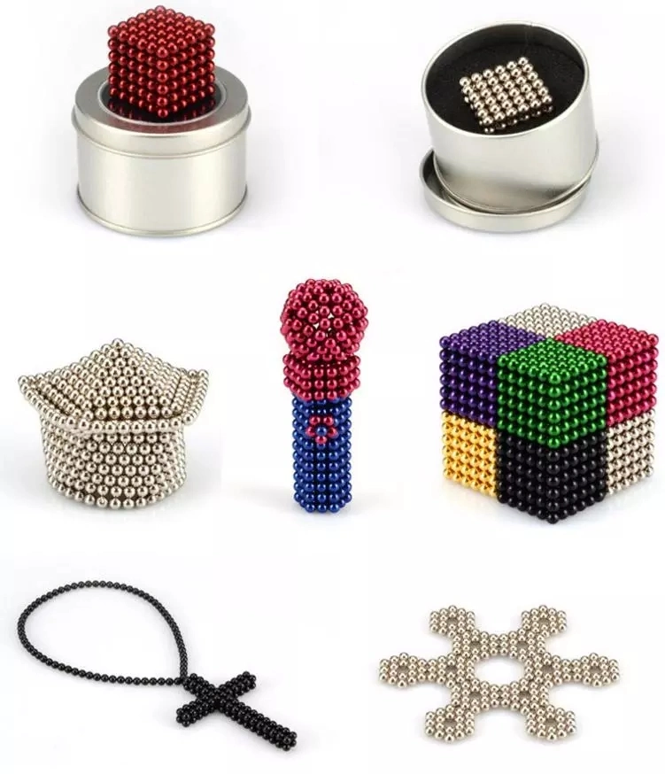 Colorful Magic Magnetic Neodymium Sphere Magnets Puzzle with Box