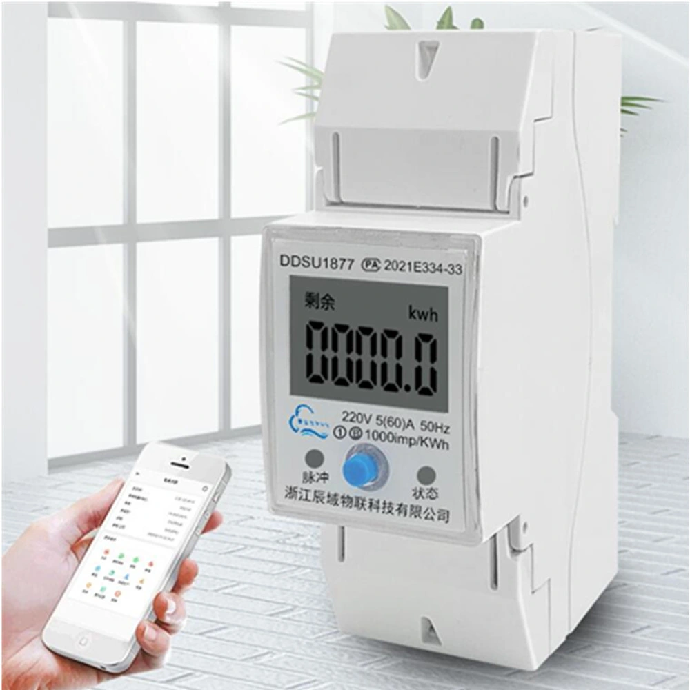 New Arrival Single-Phase Smart Energy Meter with WiFi DIN Rail