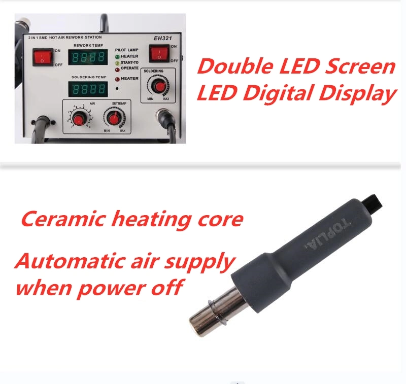 Advanced 2-in-1 Soldering Station for Professional Use