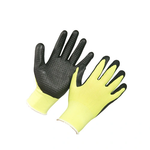 15 Gauge Nylon Spandex Super Grip Foam Nitrile Coated Work Gloves