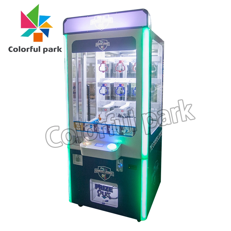 Colorful Park Coin Operated Claw Machine for Sale Cheap Key Master Game