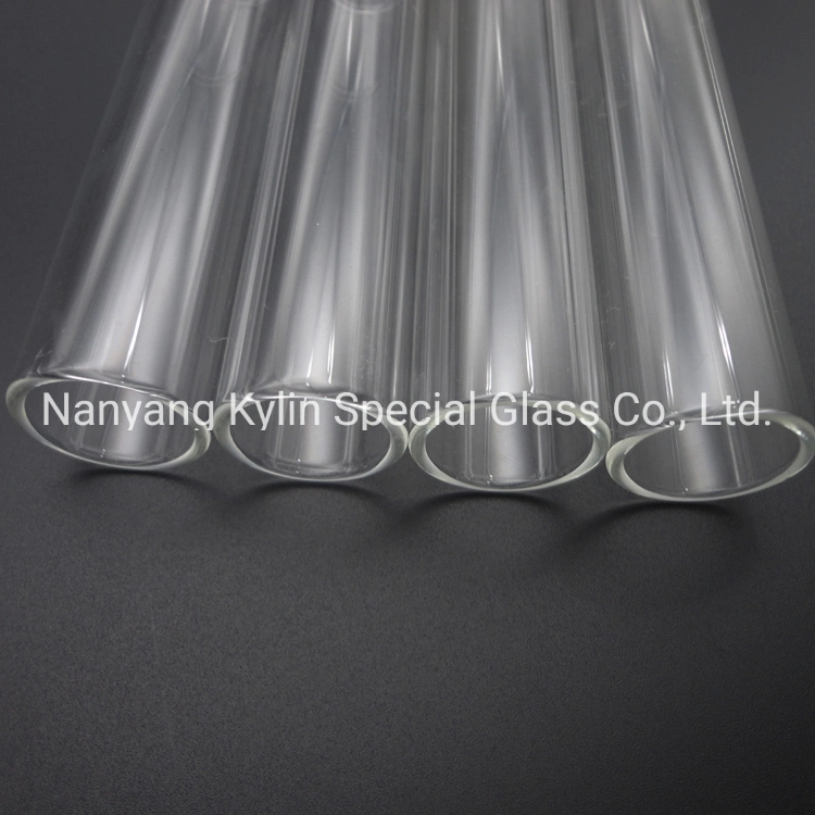 High Pure Silica Powder Clear Quartz Glass Tube for Halogen Lamp/Heater/Solar Energy