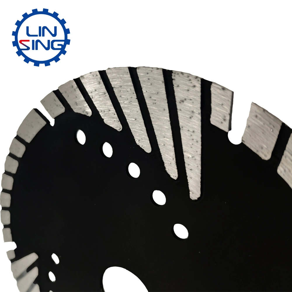 Professional Diamond Sintered Segmented Bevel Turbo Blades