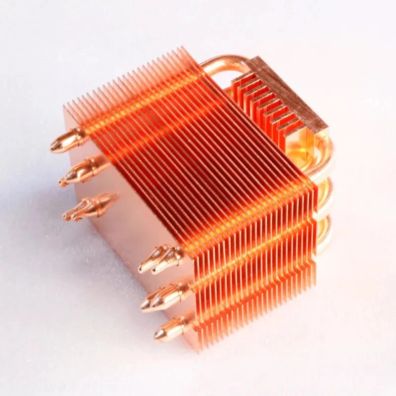 Customized Cooling Fins Wear Fin Welding Fin Heat Pipe Radiator