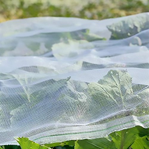 Agrícolas blanca insectos Net con UV Anti trata de gases de efecto