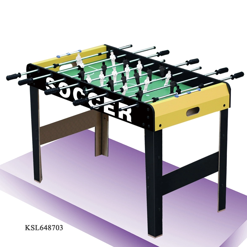 Best Seller Indoor Pub Game Toy Room Sports Football Table Big Size Child and Adult Hand Soccer Game Table Funny Soccer Table
