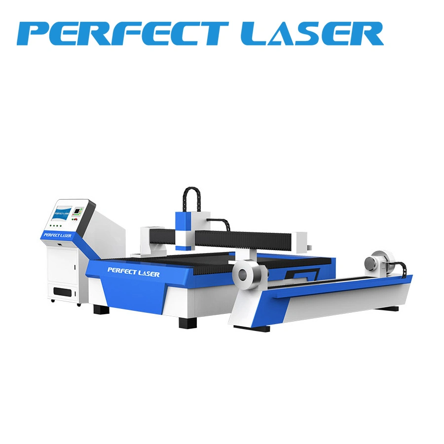 آلات القطع بالليزر بالألياف CNC الدوارة من Perfect Laser - 1kw 2kw 3kw 500W 1000W 1500W 2000W 3000 واط للمعدن / الأنبوب الدائري / الأنبوب المربع بسعر Ipg / Raycus / Max.