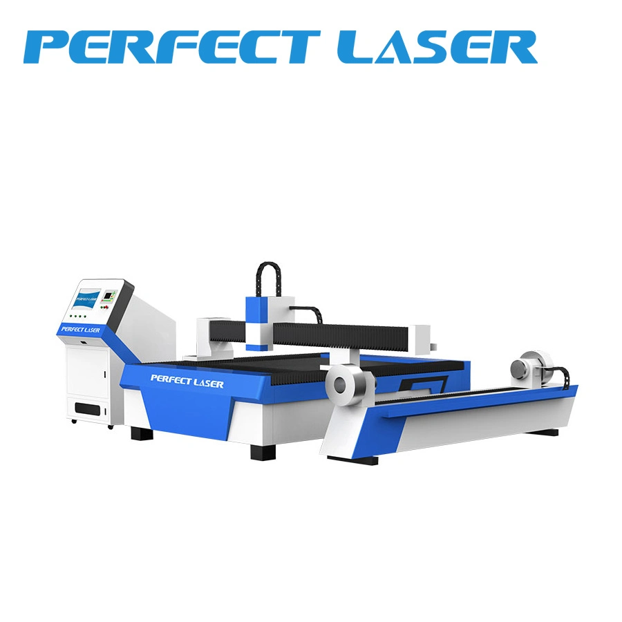 Preço das Máquinas de Corte a Laser CNC de Fibra Perfect Laser-1kw 2kw 3kw 500W 1000W 1500W 2000W 3000 Watts para Chapas Metálicas/Tubos Redondos/Tubos Quadrados Ipg /Raycus/Max Rotary.