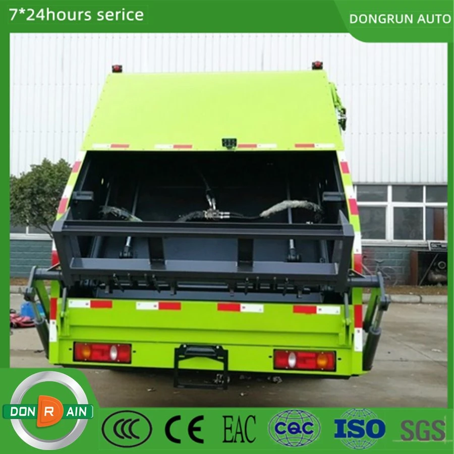 New Model Manufacturer China 6X4 4X2 Small Middle Size 68/10/12/15 Cbm Waste Garbage Collection Compressor and Delivery Rubbish Bin Garbage Truck