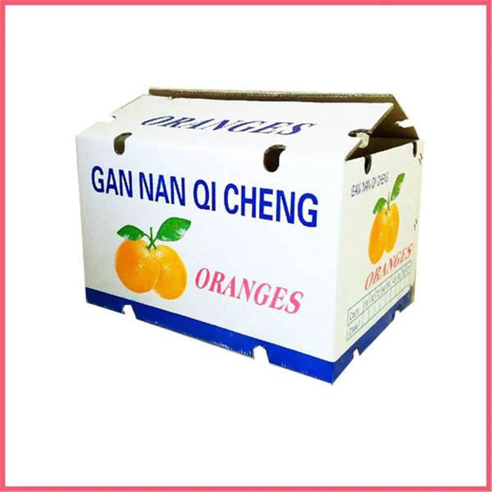 Custom Logo Printed Corrugated Cardboard Paper Export Fruit Packing Packaging Box Carton Manufacturer Supplier Factory