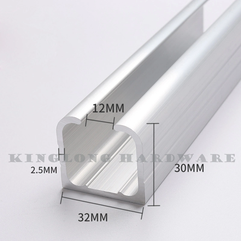 High Quaity Door & Window Hardware Hanging Wheel Roller Simple Style Aluminum Profile Hanging Sliding Gate Track Guide Rail