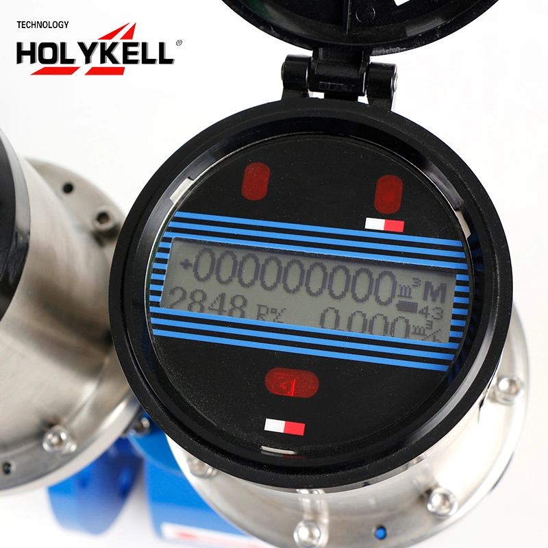 Holykell Wireless Water Electronic Battery Powered Electromagnetic Flow Meter