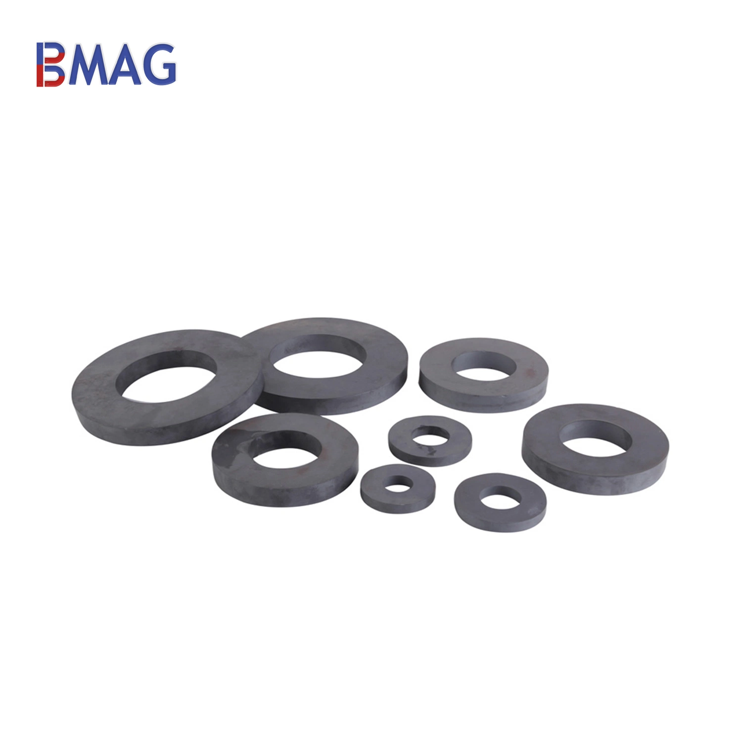 Y35 Customized Sizes and Shapes Permanent Ring Ceramic Ferrite Magnet