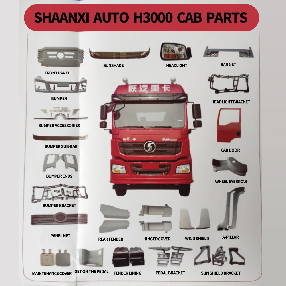 Auto Body Accessories Original Heavy Truck Accessories Cab Parts for Shaanxi Auto H3000