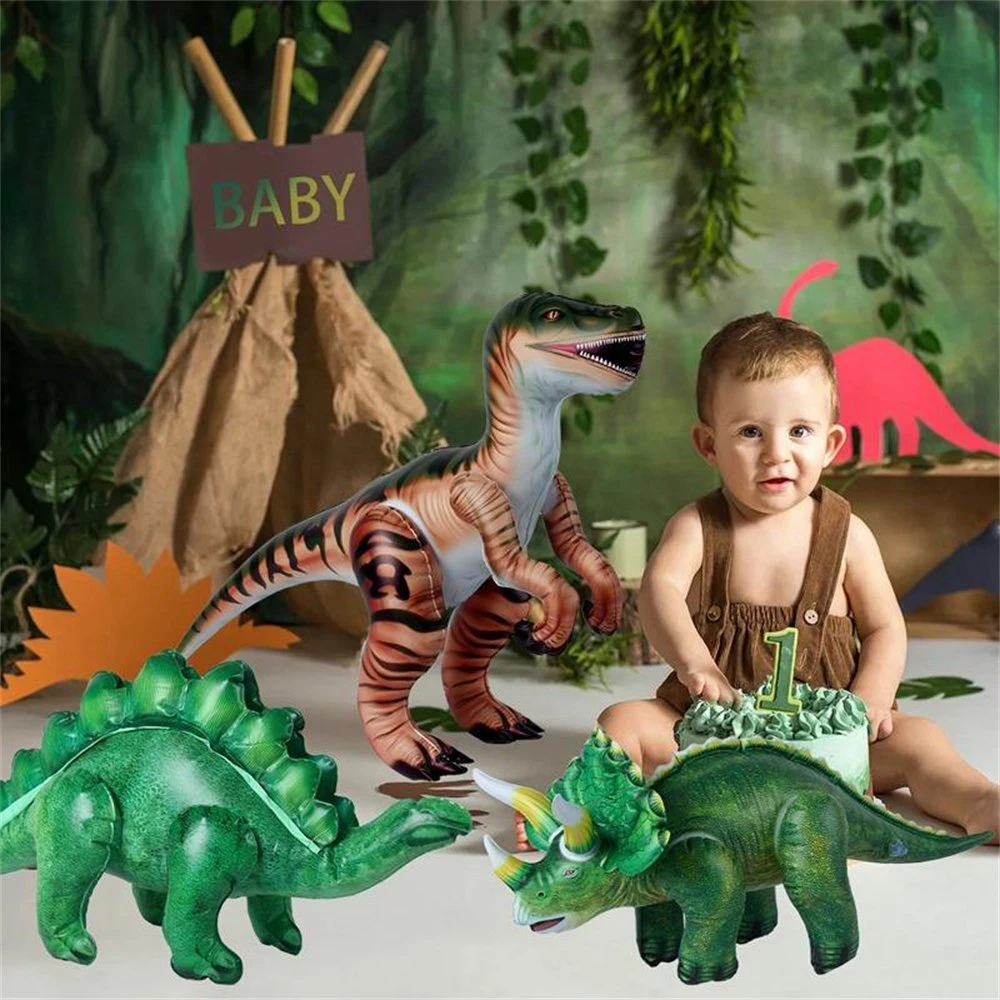 Dinosaurier PVC Luftballons Tiere Dschungel Thema Geburtstagsgeschenk Baby Dusche Partyschmuck