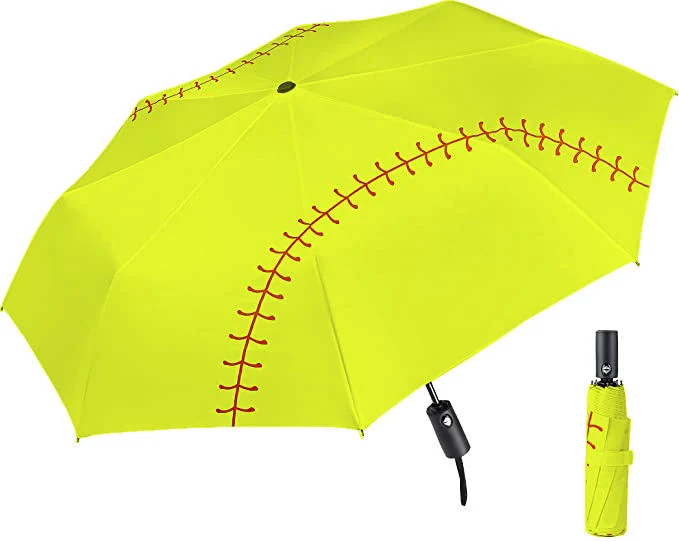 Personalizar Design telescópico Portátil dobrável abertura e fecho automáticos Promocional Guarda-chuva com oferta