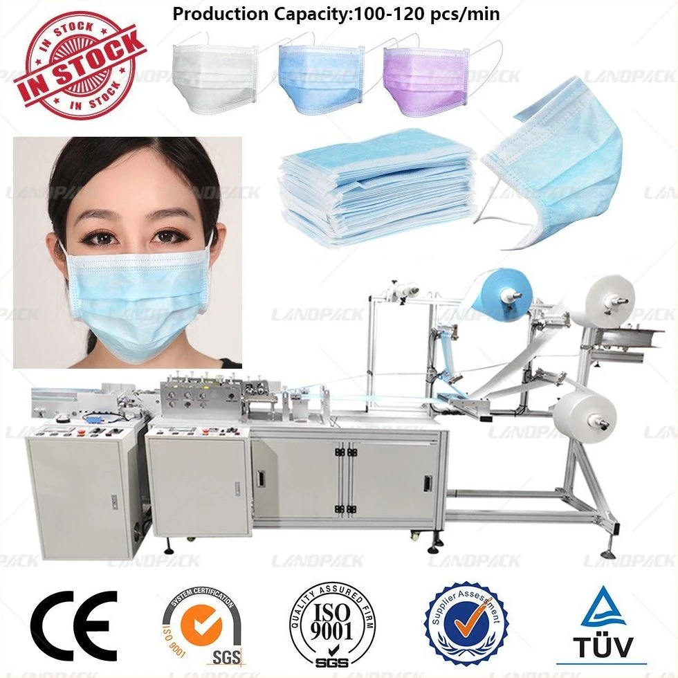 Automatic Multifunction 3ply Nonwovens Disposable Surgical Medical Face Mask Making Machine Quality Manufacturer