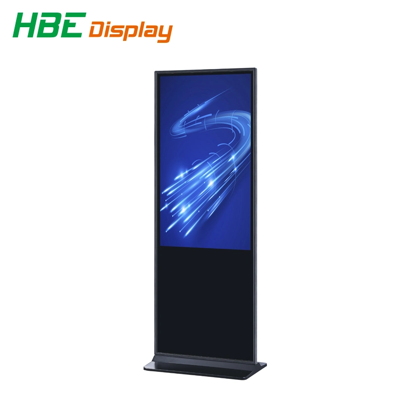 IR Touch Screen Advertising 43-65 Inch LCD Stand Display