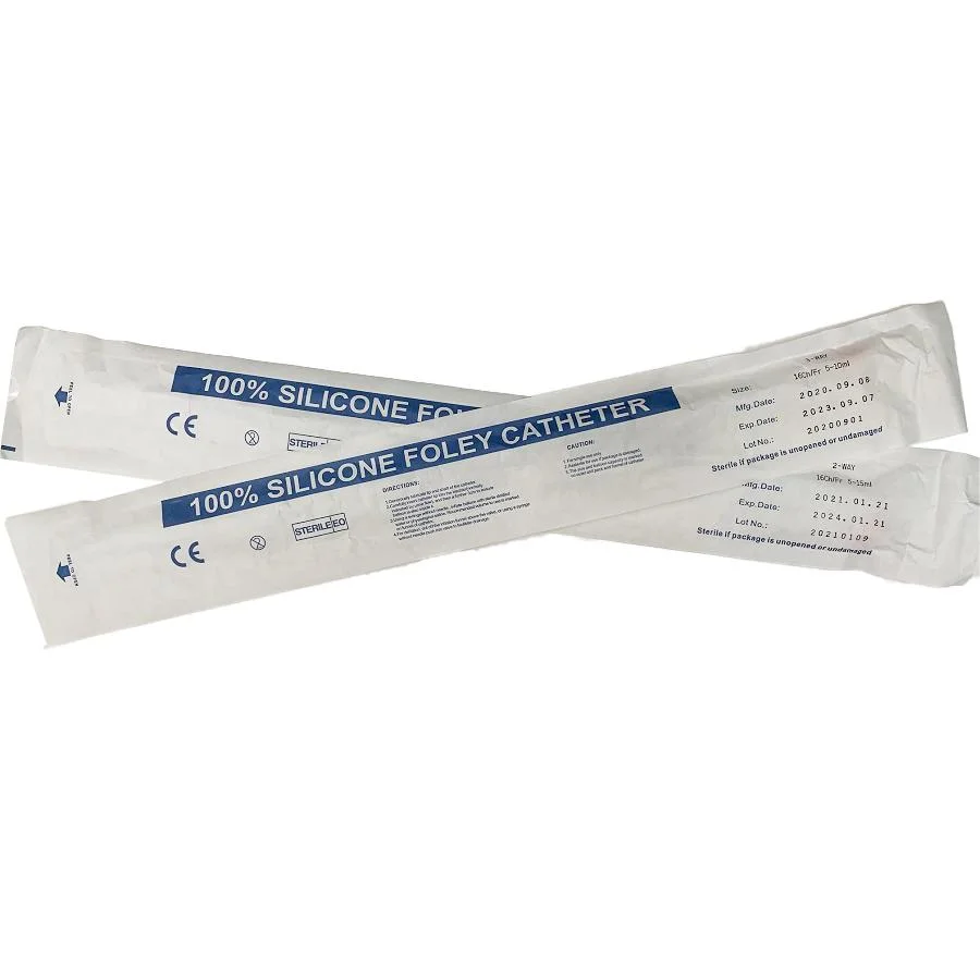 Wholesale/Supplier All Silicone Latex Foley Catheter 2way 3 Way Foley Balloon Catheter