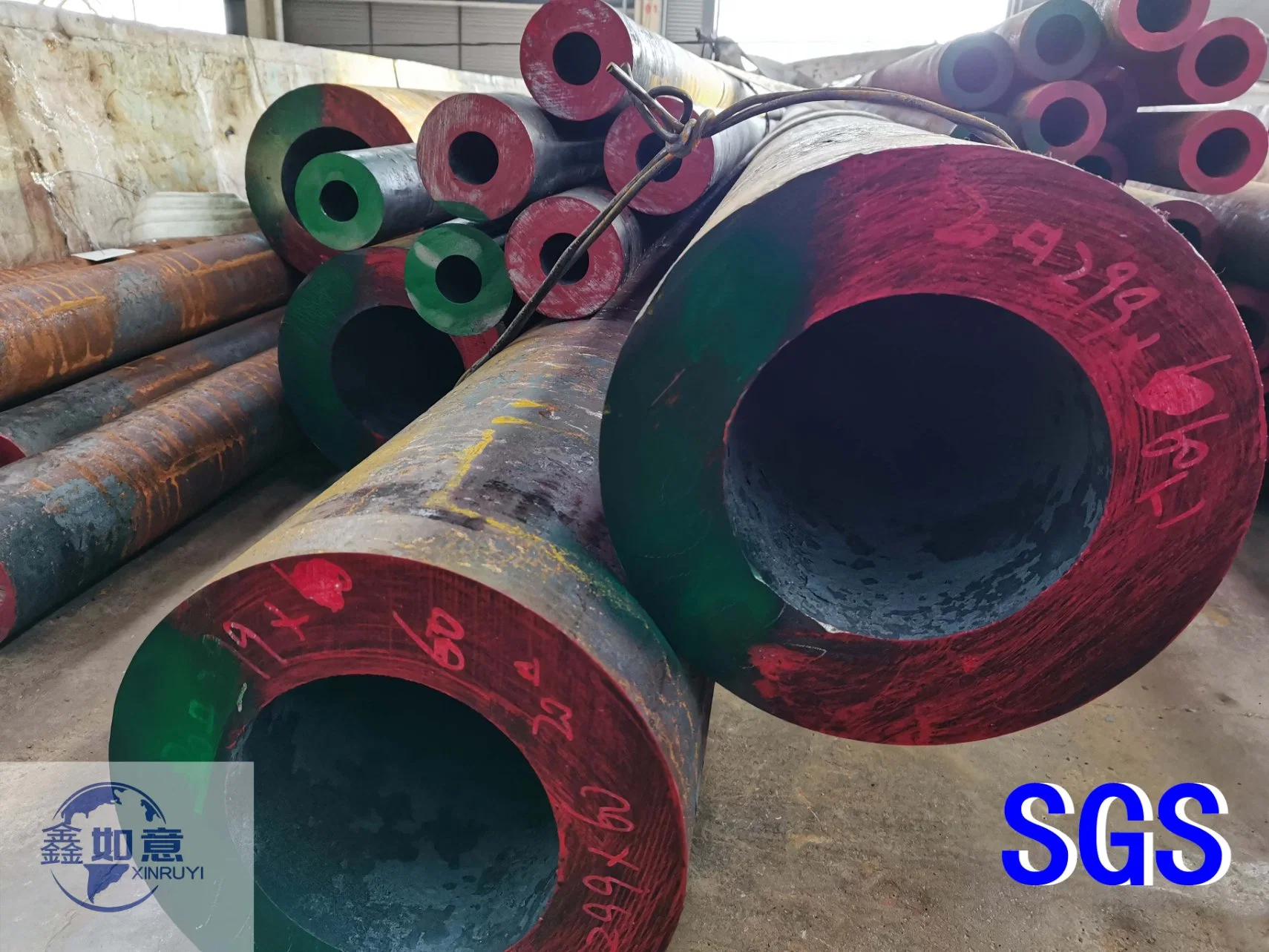 Sch40 API 5L Spiral/Black Iron Round Metallic Carbon Steel Tube/Pipe for Welded/Welding/Seamless/ERW/Mild/Ms