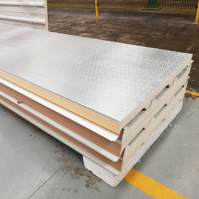 High Quality Insulated Fireproof PPGI EPS/PU/PIR/Puf/Polyurethane/Rockwool/Glasswool Cold Storage Clean Room Sandwich Panel for Wall/Roof Basic Customization