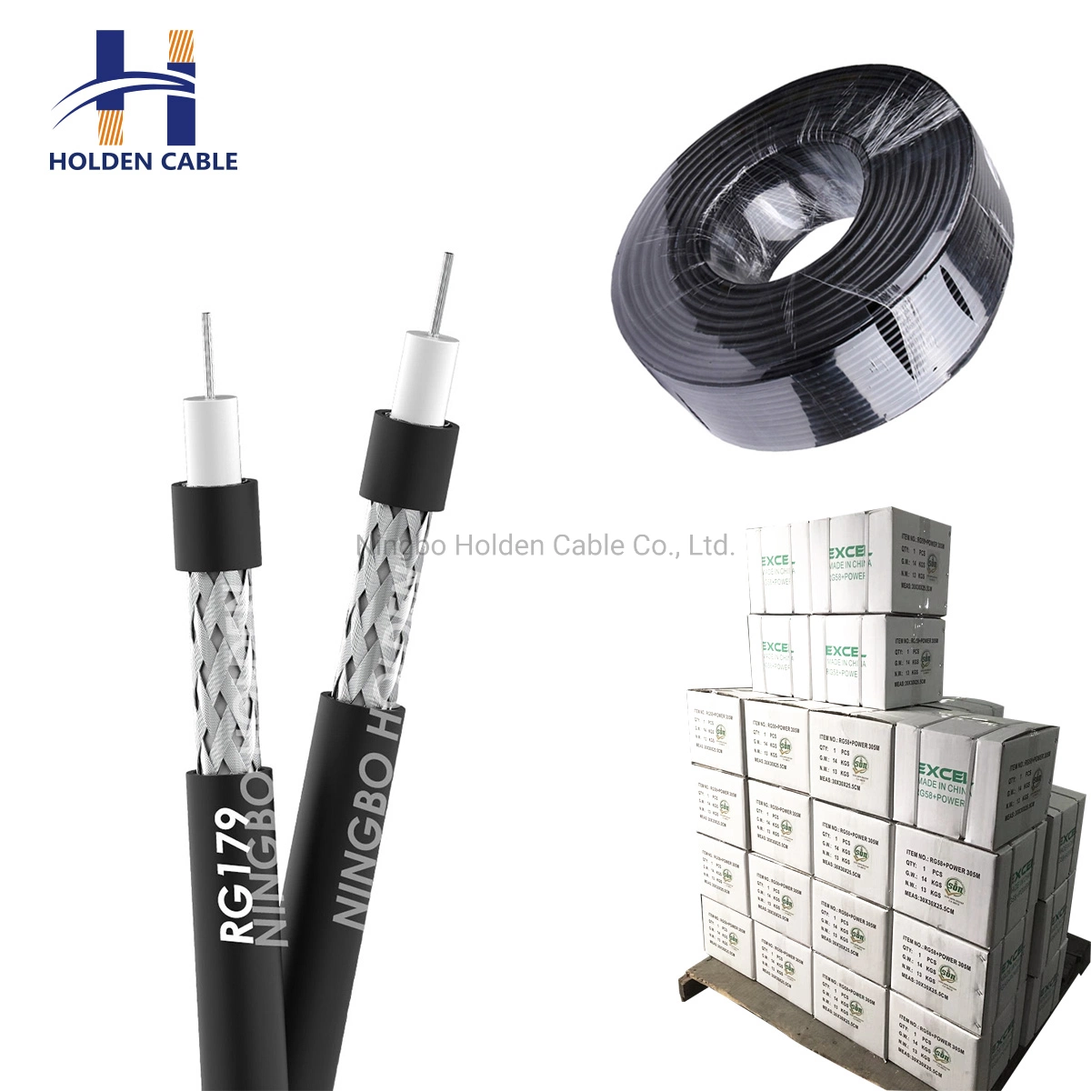 Communication CCTV CATV Cable RG6 Rg59 Coaxial Cable