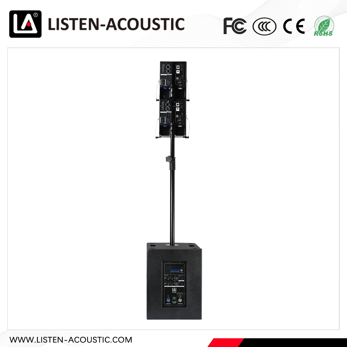 Sistema de sonido S1-Mini 1.1 o 2.1 para eventos en interiores y exteriores, equipo de DJ.