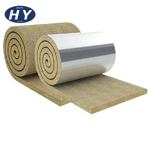 Aluminum Foil Rock Wool Roll for Large Diameter Irregular Pipes with CE