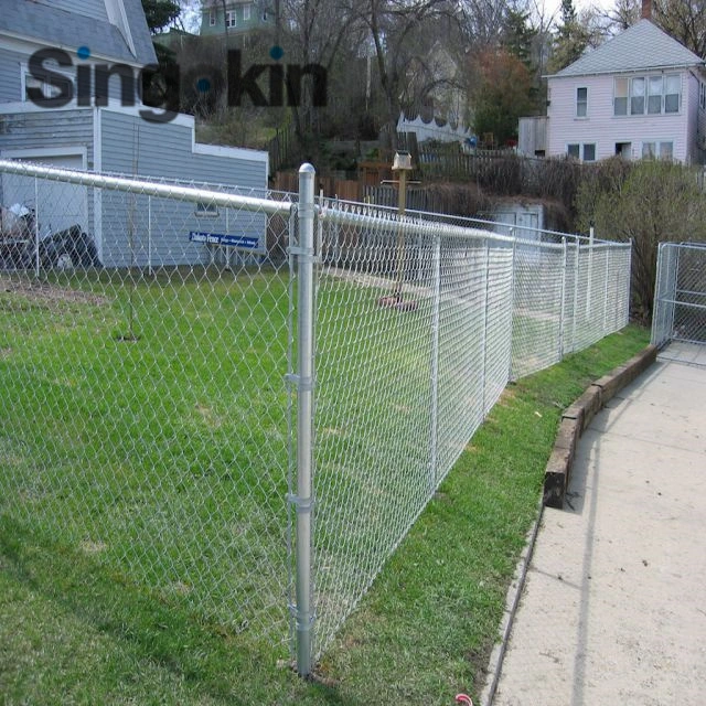 2 Inch 6 ft Chain Link Fence Galvanized Fencing Galvanized Iron Wire