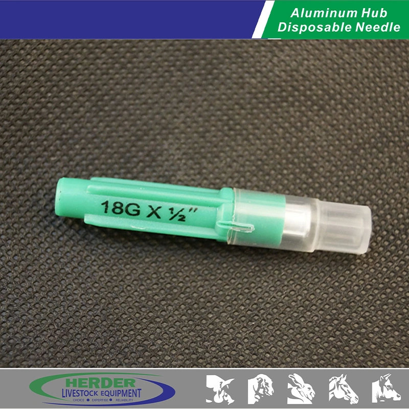 Veterinary Blunt Hypodermic Aluminum Hub Disposable Needles for Animals