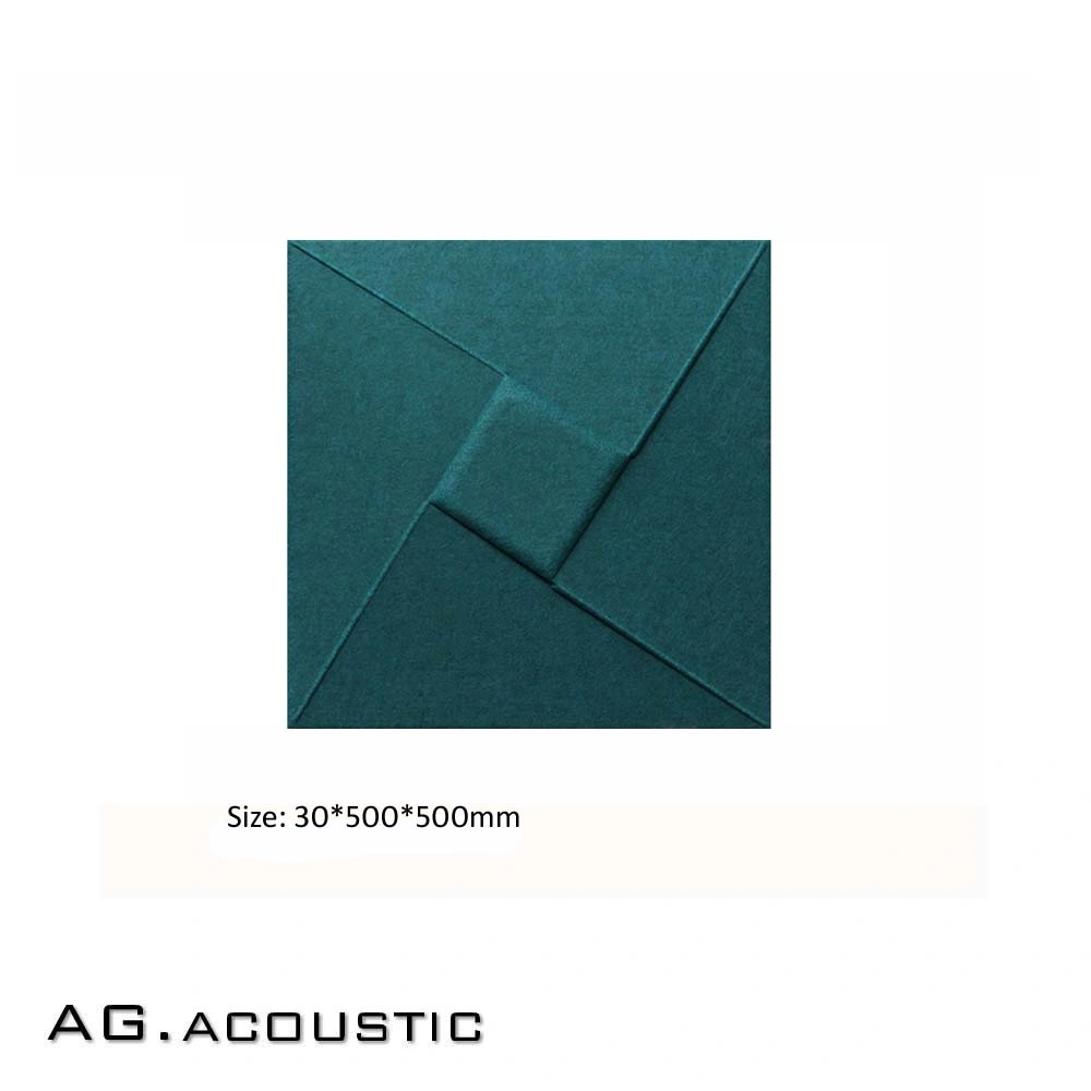 AG. Acoustic Interior Construction Material 3D Polyester Fiber Sound Absorbing Wall Boards