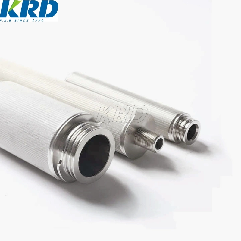 Krd Hot Selling Hydraulic Suction Oil Filter Element Metal Sintered Filter Element