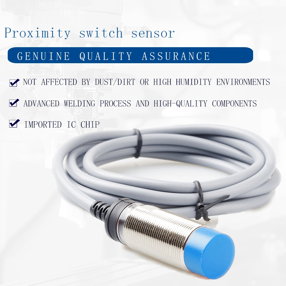 Proximity Sensor 22mm Detection Controllable Silicon Non Flush Inductive Proximity Switch