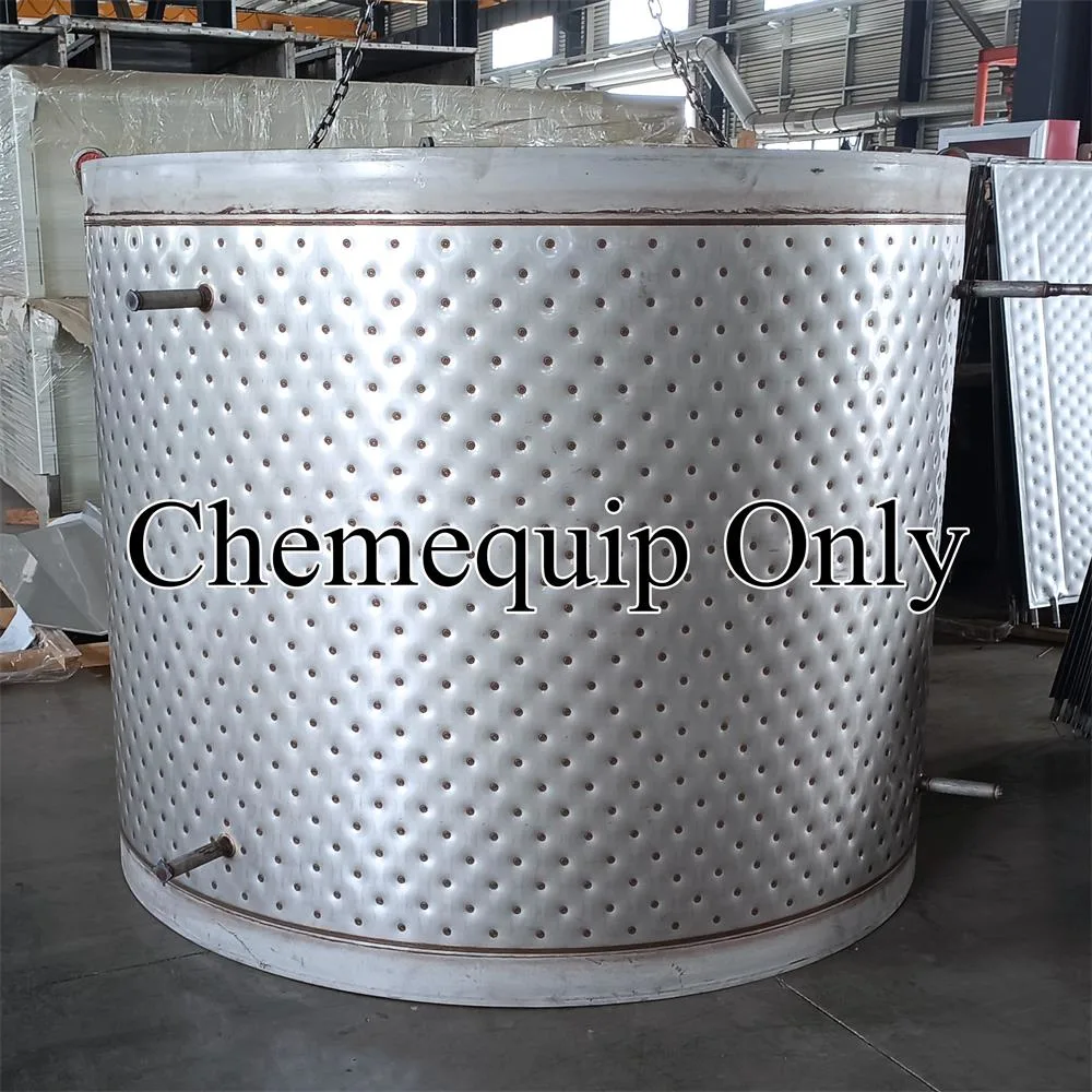 Variable Capacity Stainless Fermenter Heating and Cooling Dimple Jackets