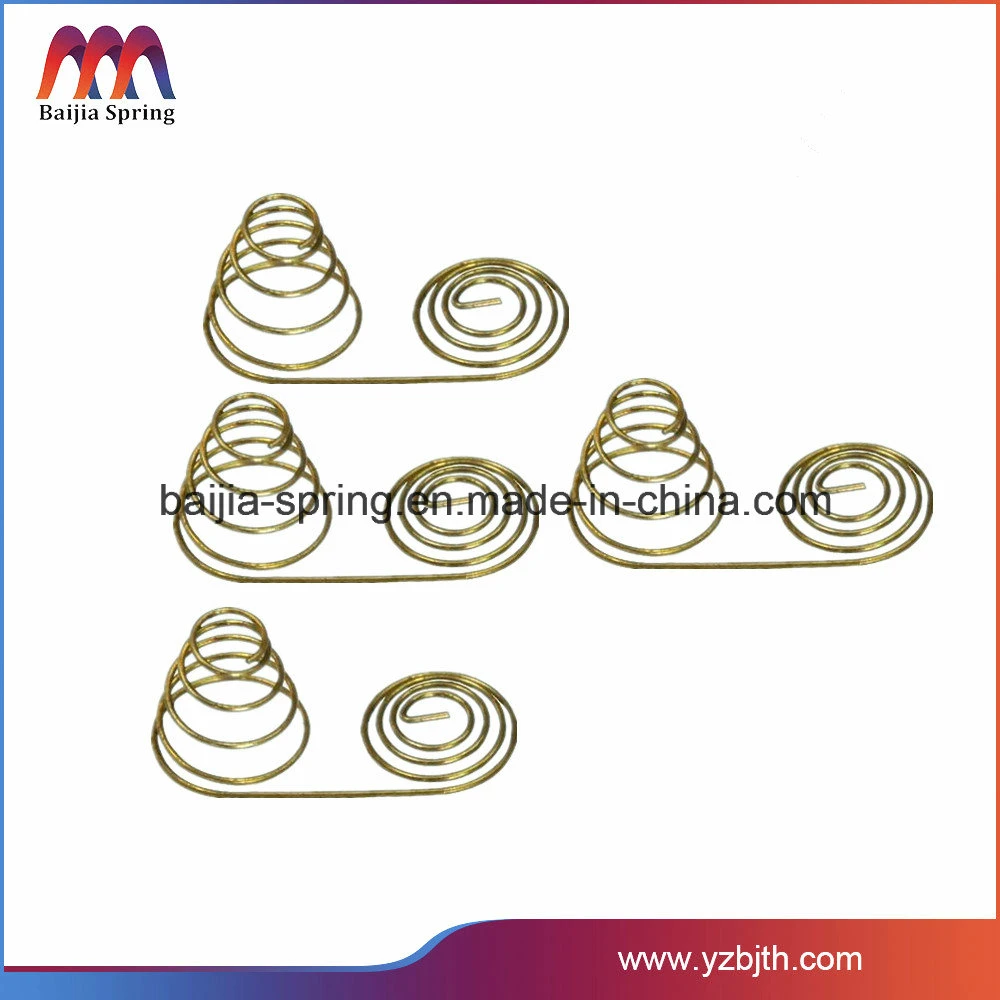 Resorte de precisión mayorista Contrato eléctrico batería Contacto resorte chapado en níquel Muelles de alambre muelles soldables muelles electrónicos