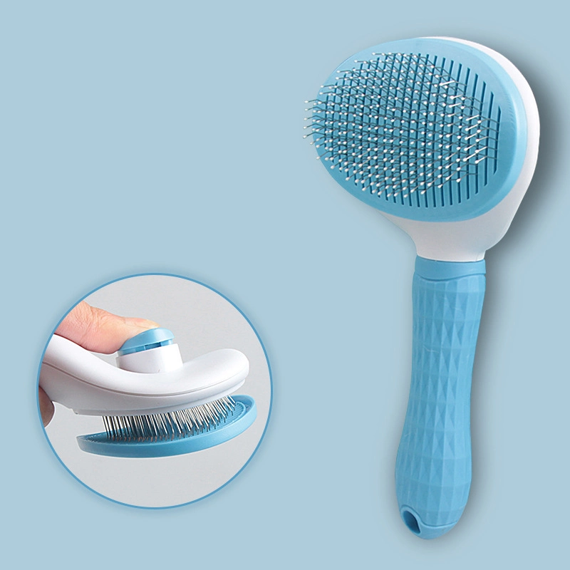 Amazon Top Seller Deshedding Tool Massage Comb Cleaning Slicker Hair Removal Animal Cat Dog Comb Pet Grooming Brush