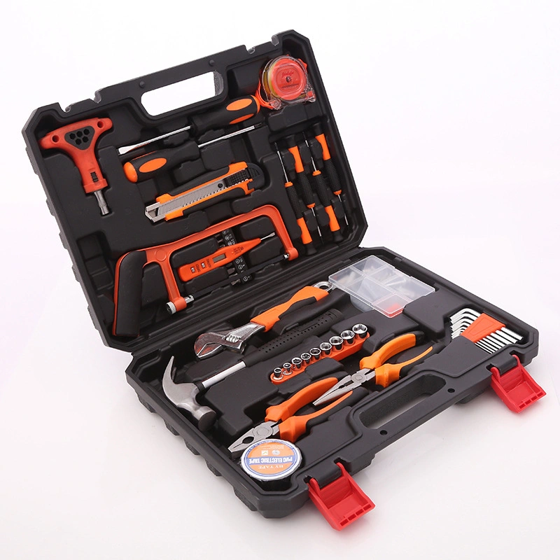 82 Sets Household Tools Multifunctional Hardware Toolbox, Electrician and Woodworking Repair Manual Tool Set Household Tool Kit