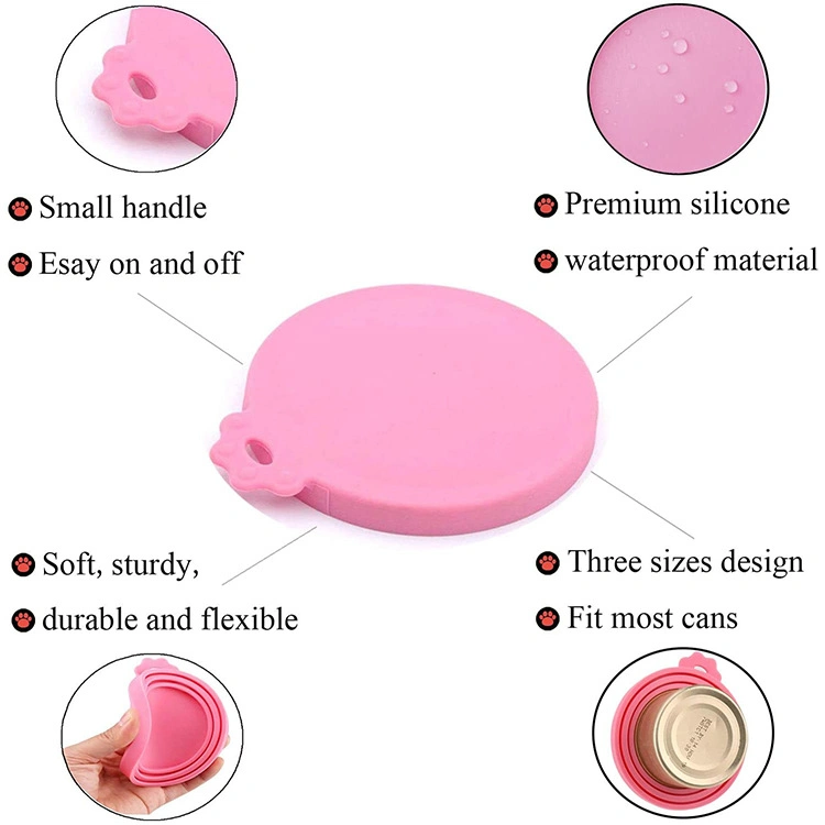 Colorfual Silicone Pet Canned Food Lid