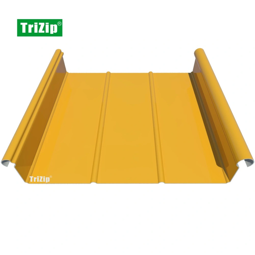 Trizip Metal Aluminum Alloy Standing Seam Roofing, Facade, Cladding System-Airport Terminal (TD011)