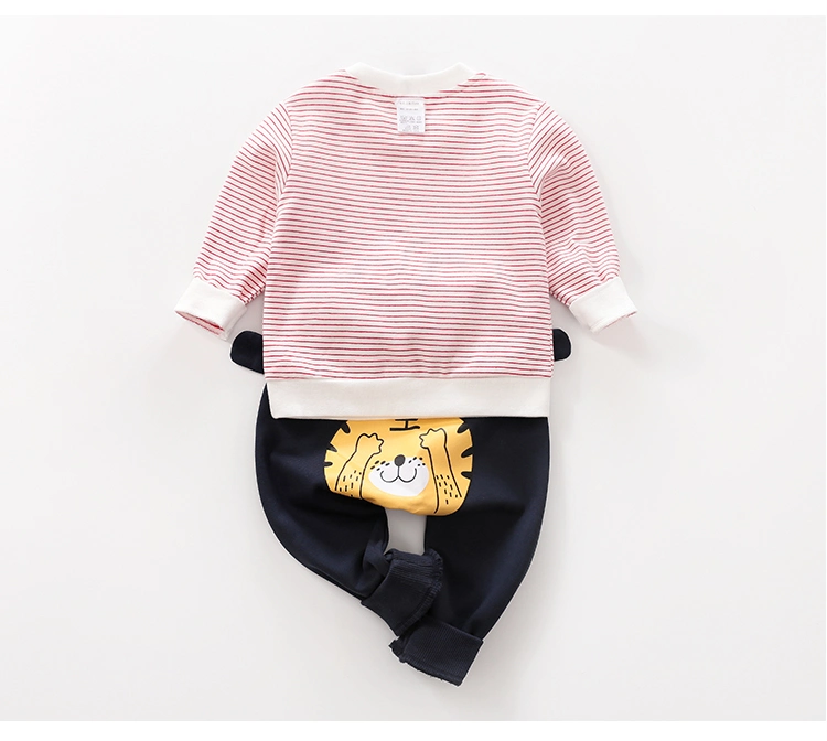 100% Cotton Long Sleeve Baby Clothing Spring and Autumn Sports Casual Style 1-4 T Unisex Baby Clothes