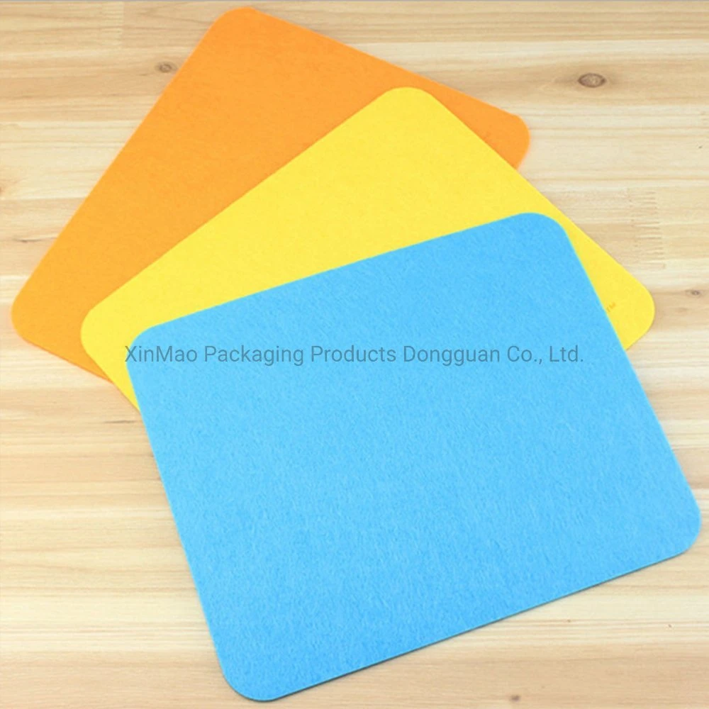 Felt Computer Mouse Pad in Coaster Placemat Promotional Gifts Mats