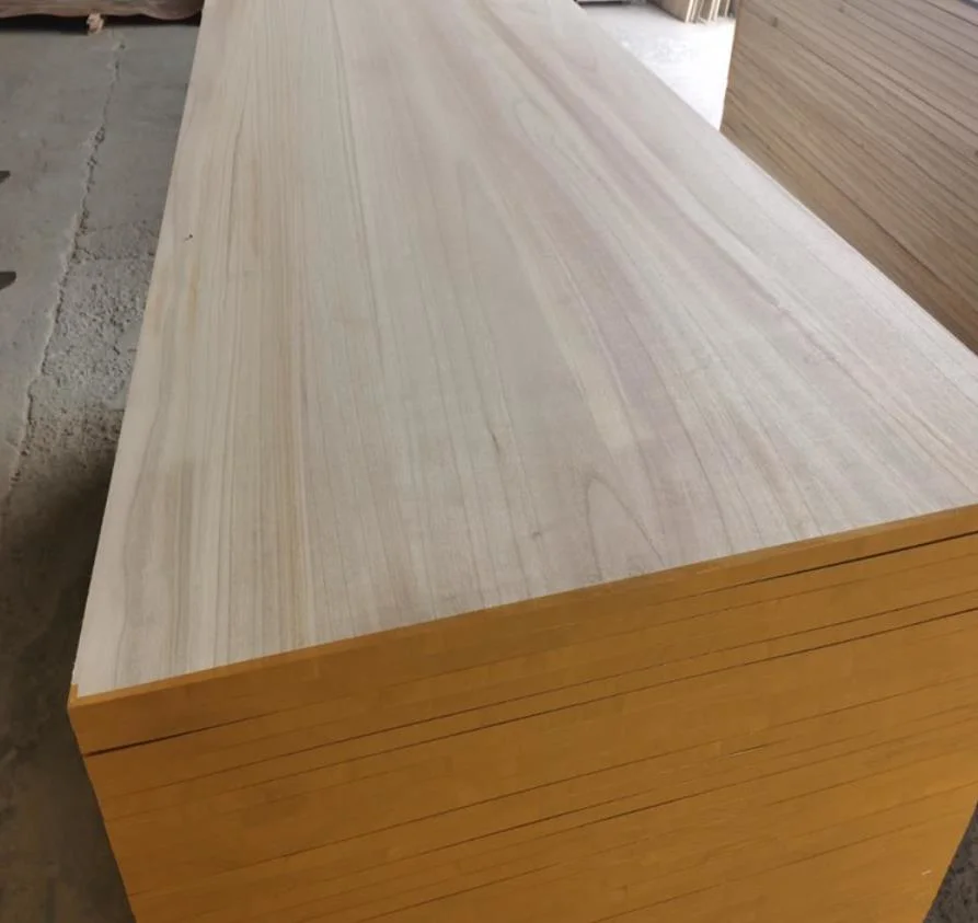 Paulownia Strip Planking Paulownia Surfboards Factory Supply Paulownia Wood Snowboard Holzkern